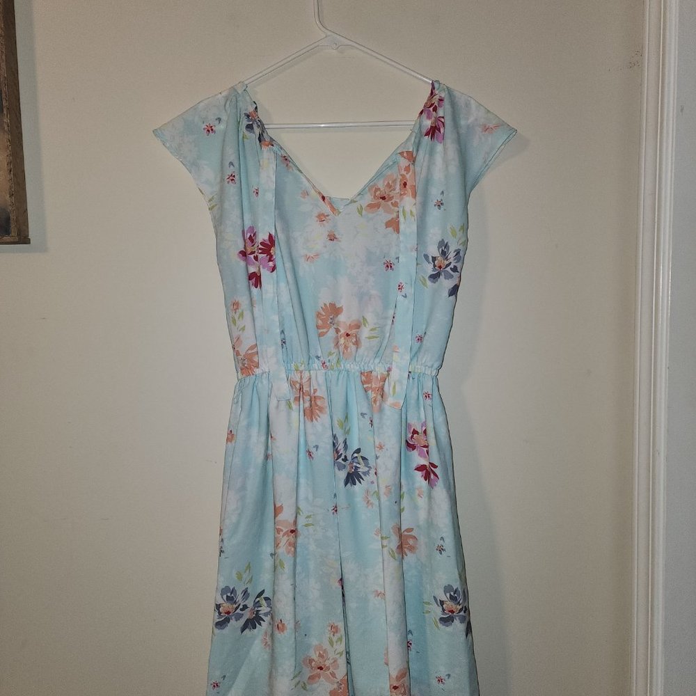 Women's Lauren Conrad Summer Mini Dress M - Picture 2 of 3